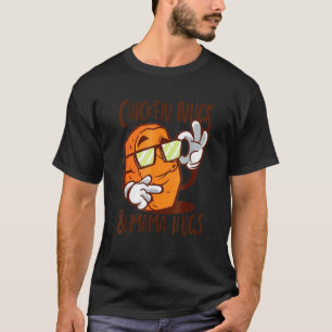 Chicken Nugs And Mama Hugs Chicken Nugget Graphic T-Shirt