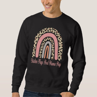 Chicken Nugs And Mama Hugs Funny Chicken Rainbow C Sweatshirt