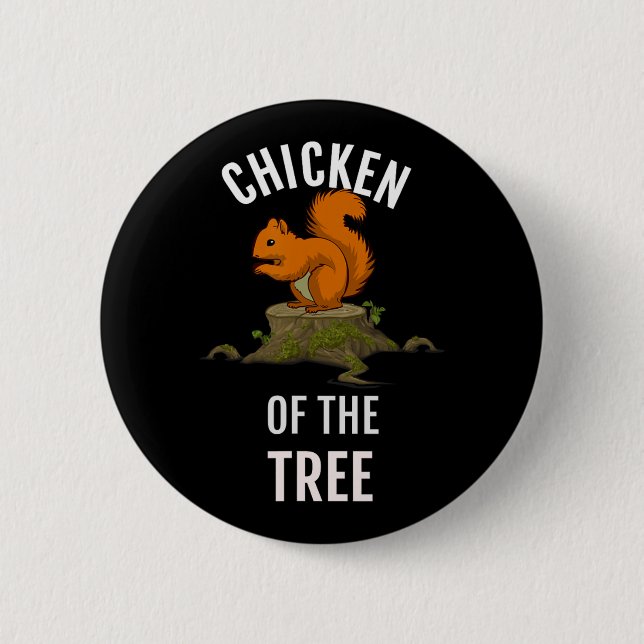 Chicken Of The Tree  2 Inch Round Button (Front)