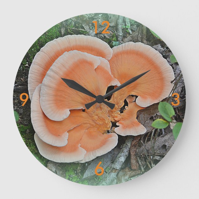 Chicken Of The Woods Wall Clock (Front)