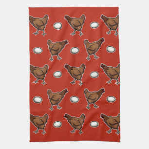 Chicken or the Egg? Kitchen Towel