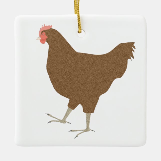 Chicken Ornament (Front)