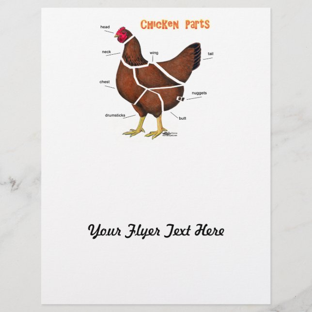 Chicken Parts Flyer (Front)