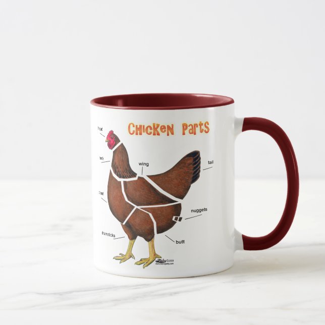 Chicken Parts Mug (Right)