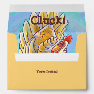 Chicken Party Centre Envelope
