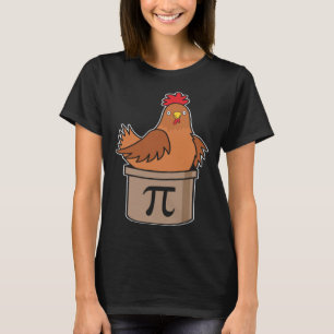 Chicken Pot Pi 3 14 Math Pun Mathlete Math  Teache T-Shirt