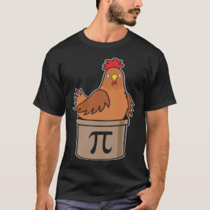 Chicken Pot Pi 3 14 Math Pun Mathlete Math Teache T-Shirt