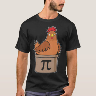 Chicken Pot Pi 3 14 Math Pun Mathlete Math  Teache T-Shirt