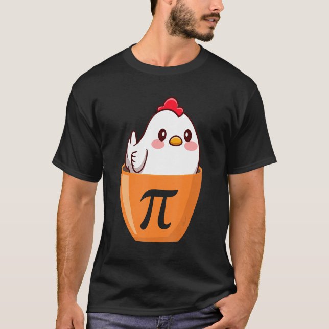Chicken Pot Pi Costume,  Math Day Math  Costume T-Shirt (Front)