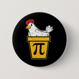 Chicken Pot Pi Day 2 Inch Round Button