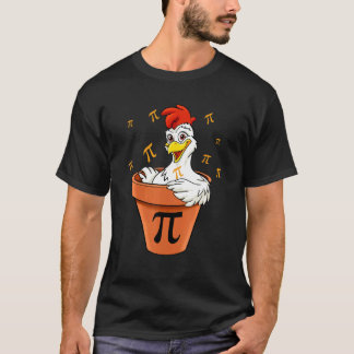 Chicken Pot Pi Day For Men Women Kids Math Teache T-Shirt
