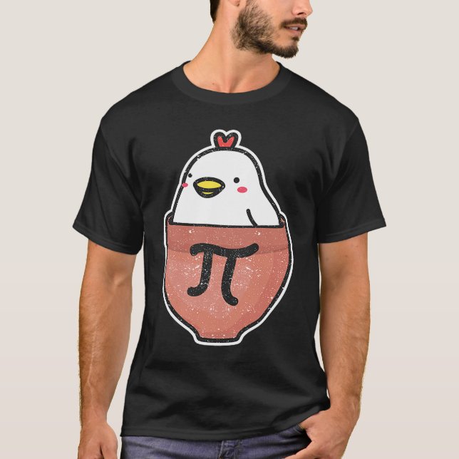 Chicken Pot Pi Day  Math Teacher Mathematics   1 T-Shirt (Front)