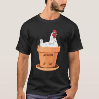 Chicken Pot Pi Day Math Teacher Student Hen Pie T-Shirt