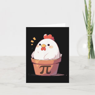 Chicken Pot Pi Day Men Women Kids Math Teacher Gif Card
