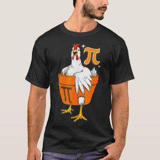 Chicken Pot PI Day Pi Day Math Lover Funny Gifts T-Shirt
