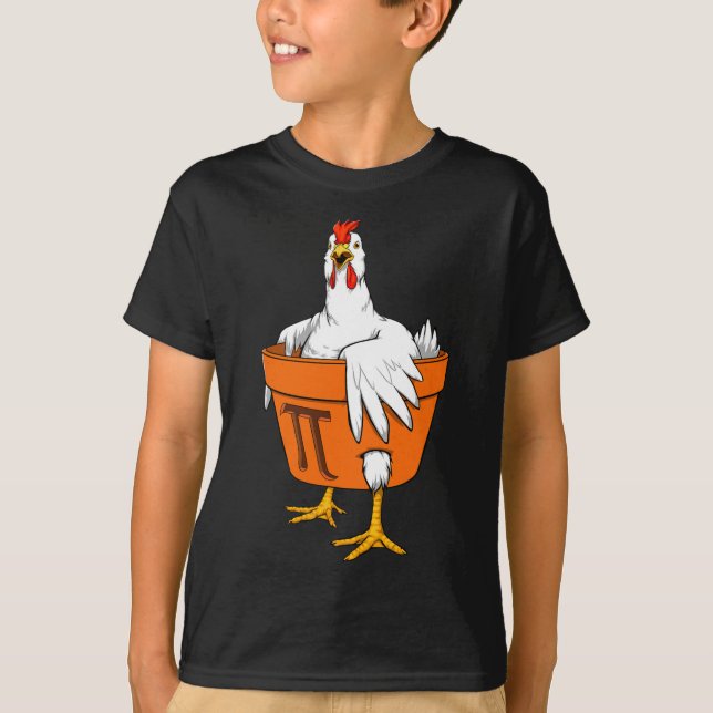 Chicken Pot Pi Day T Shirt Gift Men Women Kids Mat (Front)