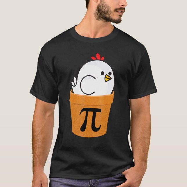 Chicken Pot Pi  Funny Math Day  1 T-Shirt (Front)