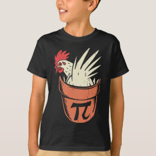 Chicken Pot Pi Funny Math Teacher Pun Pi Day  T-Shirt