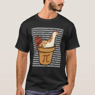 Chicken Pot Pi Mathematics Teacher Happy Pi Day T-Shirt