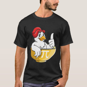 Chicken Pot Pie Chicken   Math Geek Nerd Tee