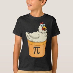 Chicken Pot Pie Funny Math Pun Chicken Pot Pi T-Shirt