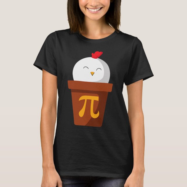 Chicken Pot Pie Pi Day T Shirt Math Teachers Gift  (Front)