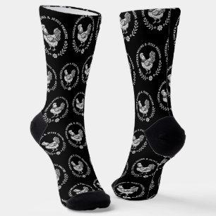 Chicken Raising & Jesus Praising Socks