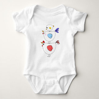 Chicken rooster chick adorable family T shirt