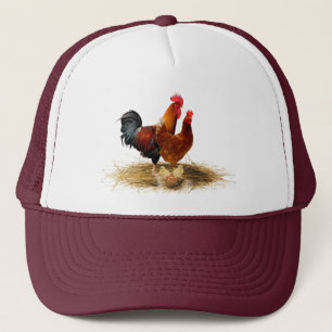 Chicken Rooster Chicks Farm Birds Trucker Hat