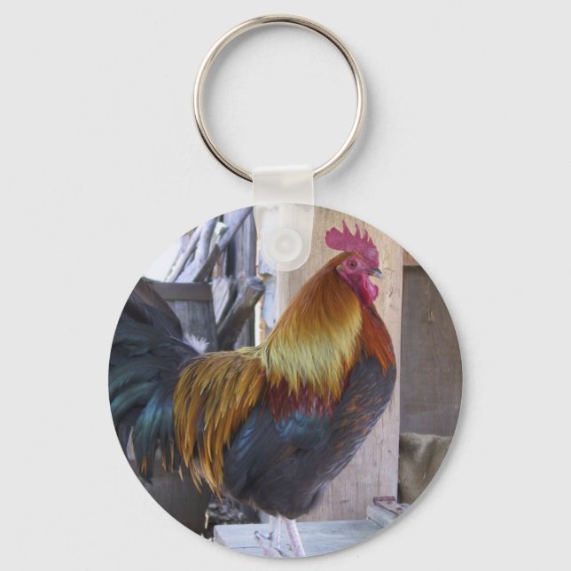 CHICKEN/rooster Keychain (Front)