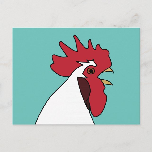Chicken Rooster  Postcard (Front)