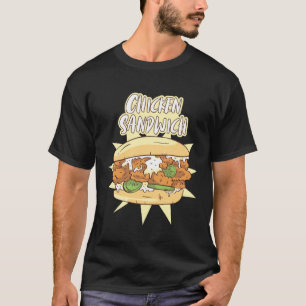 Chicken Sandwich Sandwich Burger T-Shirt