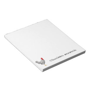 Chicken scratch paper pad