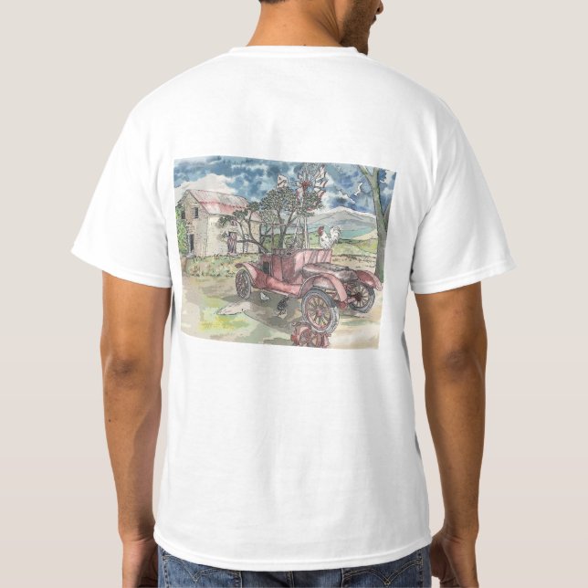Chicken Scratch T-Shirt (Back)