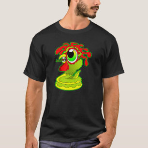 Chicken Snake Original Art By Daniel Moore T-Shirt