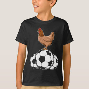 Chicken Soccer Soccer Player Sports T-Shirt