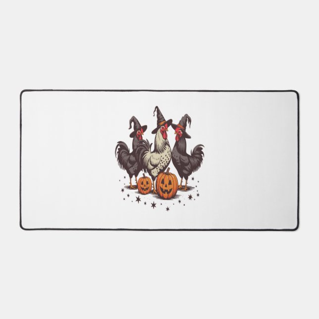 Chicken sorcière Citrouille d'Halloween automne (Recto)