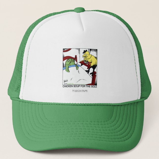 Chicken Soup 4 The Sole Cartoon Cap (Front)