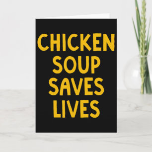 Chicken Soup Saves Lives Grandma Matzo Ll Kosher D Card