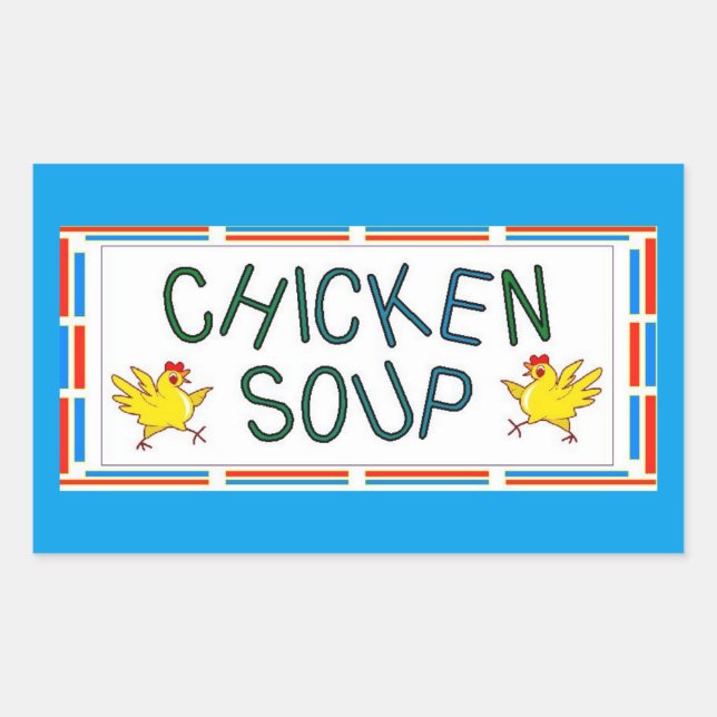 Chicken Soup Sticker (Front)