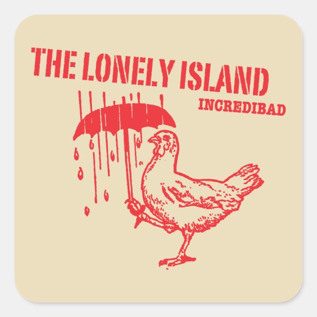 Chicken Square Sticker (Front)