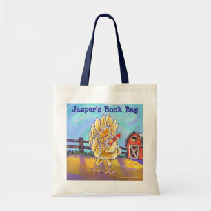 Chicken Stationery Tote Bag