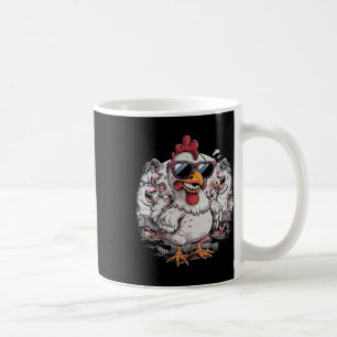 Chicken Sungles Animal Farm Funny For Farmer Men W Coffee Mug