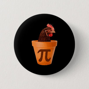 Chicken T And I Dont Care  2 Inch Round Button