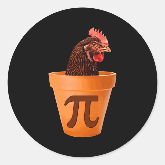 Chicken T And I Dont Care  Classic Round Sticker (Front)