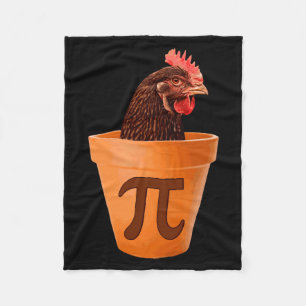 Chicken T And I Dont Care  Fleece Blanket