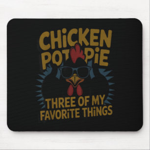 Chicken T E Farm Humor Funny Chicken Laugh Moment Mouse Pad