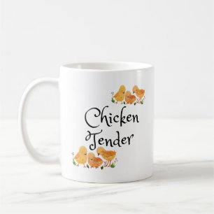 Chicken Tender with Chicks  Coffee Mug