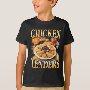 Chicken Tenders Funny Bootleg Foodie  T-Shirt