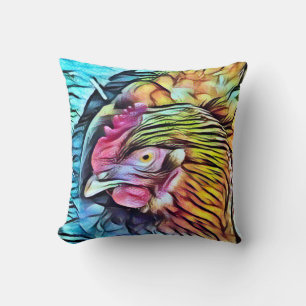 CHICKEN  THROW PILLOW